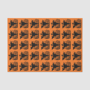 Papel De Seda Espantapájaros de Halloween Gótico y Terrorífico e