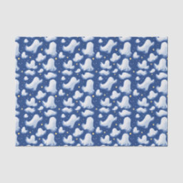 Papel De Seda Espectacular diversión fantasma Blue Sky Halloween