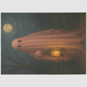 Papel De Seda Espectacular Gótico Fantasma Rosa Halloween