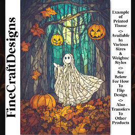 Papel De Seda Espectáculo de vidrio manchado caprichoso AB5 Deco