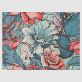 Papel De Seda Espectáculo floral brillante de inspiración capila