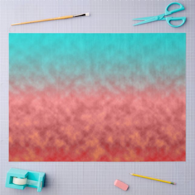 Papel De Seda Espejismo Carmesí (Artesanía)