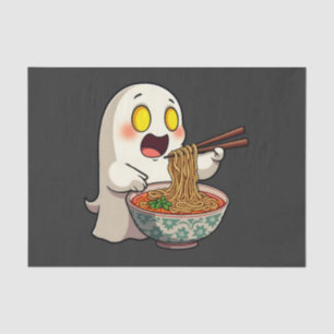 Papel De Seda Espeluznante Halloween Pastel Kawaii Ghost Comiend