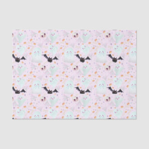 Papel De Seda espeluznante halloween rosa