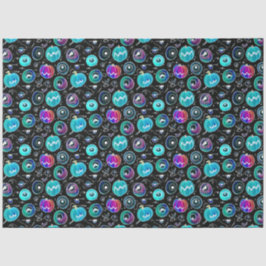 Papel De Seda Espeluznante patrón de Halloween Monster Eyeballs