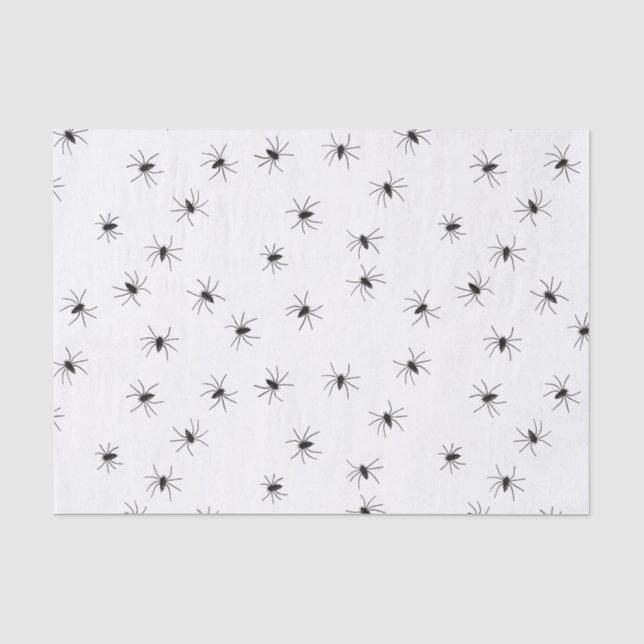 Papel De Seda Espeluznantes arañas gélidas (Anverso)