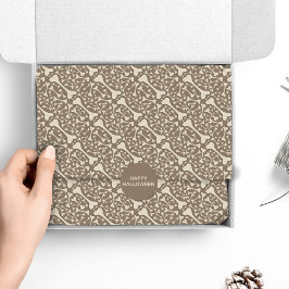 Papel De Seda Espeluznantes huesos felices Halloween