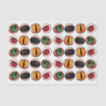 Espeluznantes ojos góticos zombies negros Hallowee