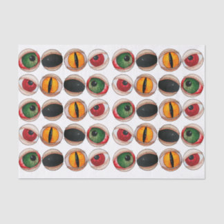 Papel De Seda Espeluznantes ojos góticos zombies negros Hallowee