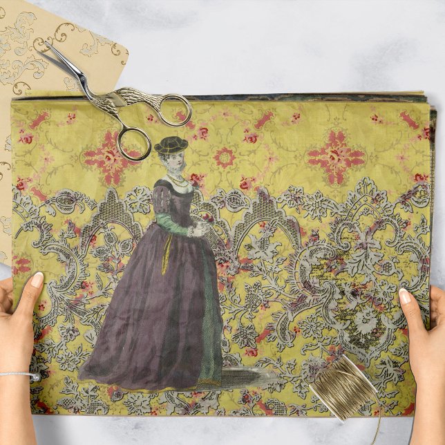 Papel De Seda Espendor floral renacentista de (Subido por el creador)