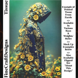 Papel De Seda Espíritu de girasol en desconfianza DT2R de Robo f