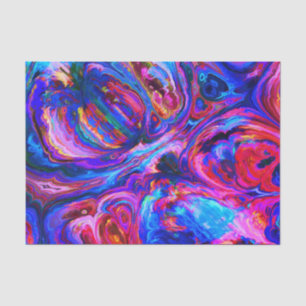 Papel De Seda Esplandor moderno de pinturas de morado