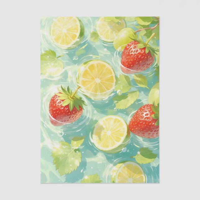 Papel De Seda Esplash de frutas (Anverso)