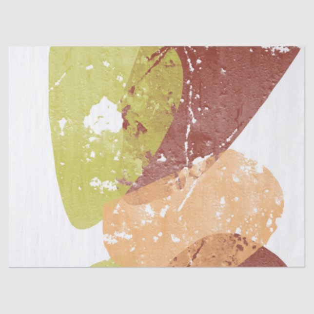 Papel De Seda Esponja abstracta (Anverso)