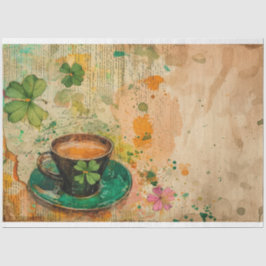 Papel De Seda Espresso efímero de San Patricio Leprechaun