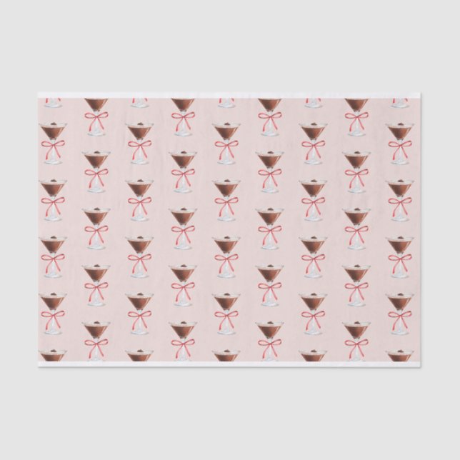 Papel De Seda Espresso Martini Tissue Paper (Anverso)