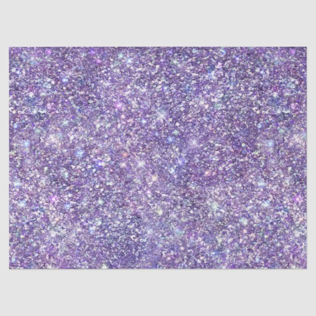 Papel De Seda Espuma de confetti morado Purpurina (Anverso)