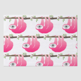 Papel De Seda Espuma rosa colgando en una rama