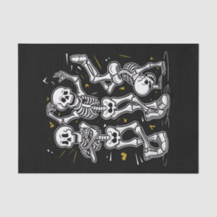 Papel De Seda Esqueletos bailarines Dance Challenge Halloween