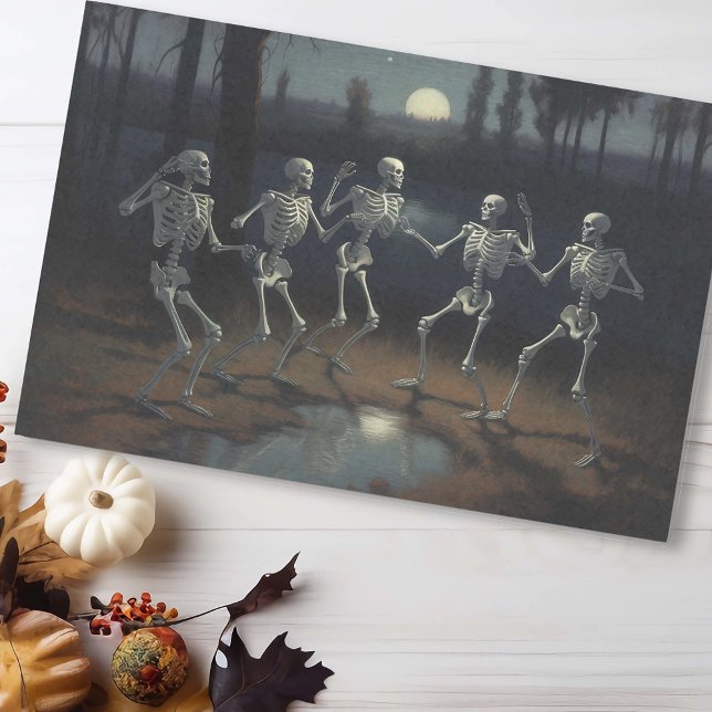 Papel De Seda Esqueletos de baile de deshielo de Halloween (Subido por el creador)