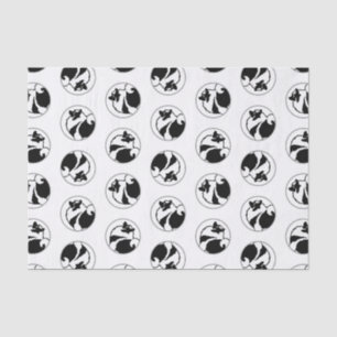 Papel De Seda Esquema gráfico Keeshond Cute Mascota original Art