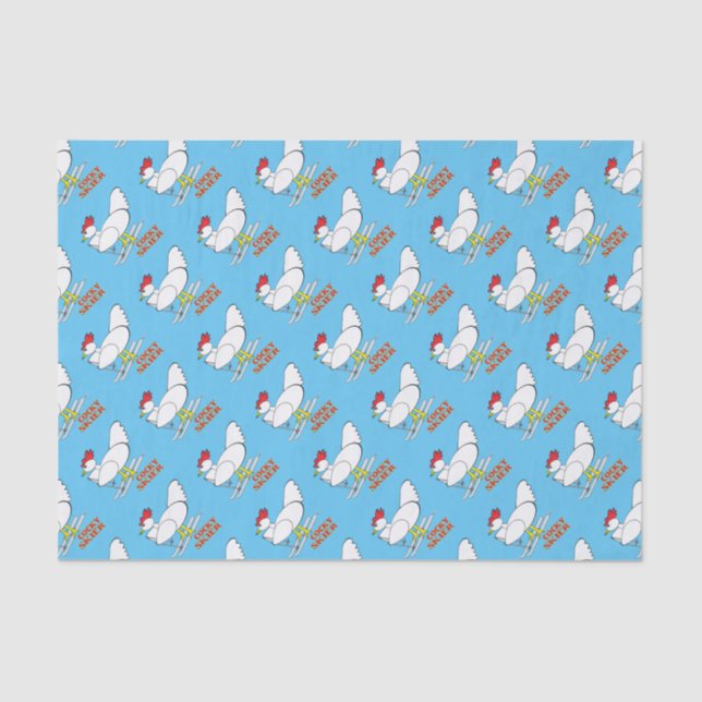 Papel De Seda Esquiador coqueto (Anverso)