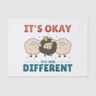 Papel De Seda Está bien ser una invitación diferente