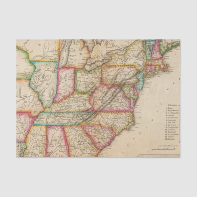 Papel De Seda Estados Unidos 11 (Anverso)