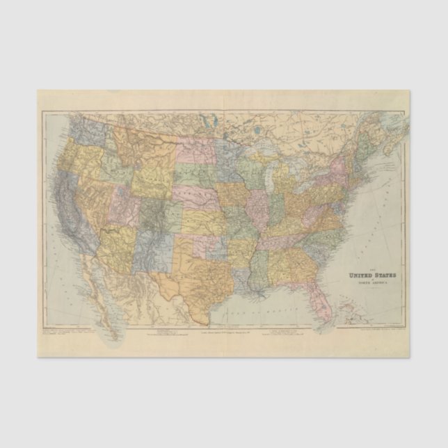 Papel De Seda Estados Unidos 23 (Anverso)