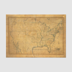 Papel De Seda Estados Unidos 25 2