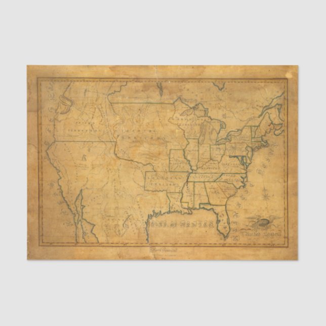 Papel De Seda Estados Unidos 25 2 (Anverso)