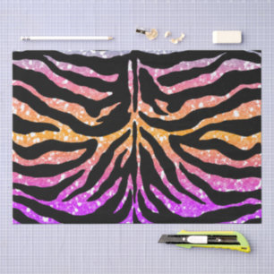 Papel De Seda Estampa de animal colorida y textura de pata
