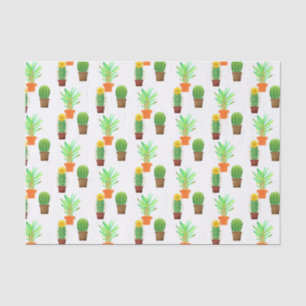 Papel De Seda Estampa de cactus