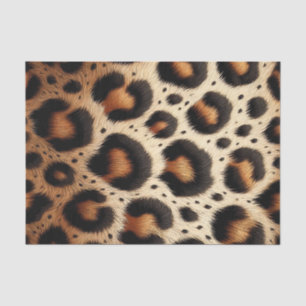 Papel De Seda Estampado de animal de manchas de piel de leopardo