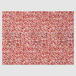 Papel De Seda Estampado de animales anaranjado SALVAJE de la