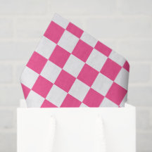 Estampado de cuadros rosas y blancos
