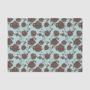 Papel De Seda Estampado de flores 13