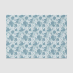 Papel De Seda Estampado de flores retro 2 2