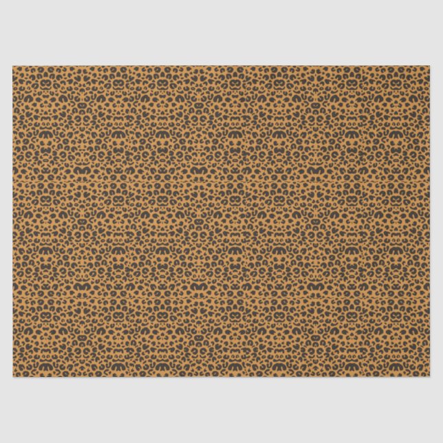 Papel De Seda Estampado de leopardo (Anverso)