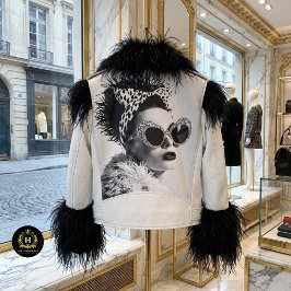 Papel De Seda Estampado de Leopardo Glam Retro Decoupage