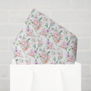 Papel De Seda Estampado floral