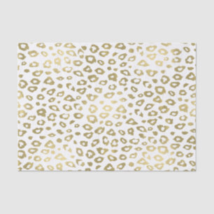 Papel De Seda Estampado leopardo de Ombre del oro