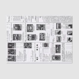 Papel De Seda Estampilla de rehenes