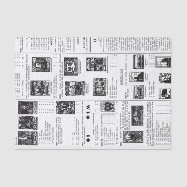 Papel De Seda Estampilla de rehenes (Anverso)