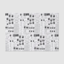 Papel De Seda Estampillas de rehenes antiguas