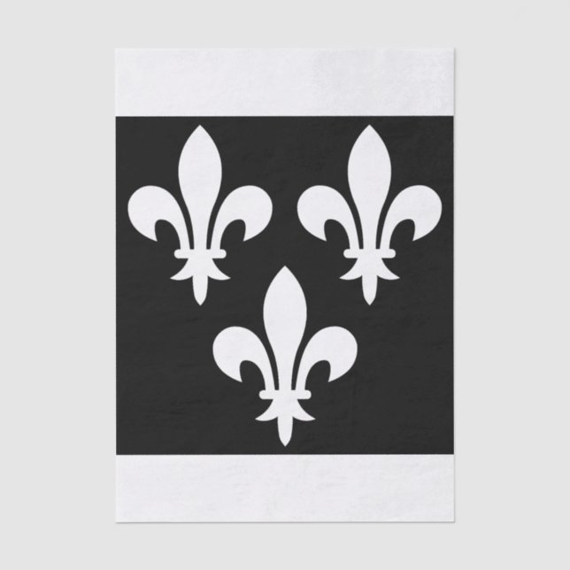 Papel De Seda Estandarte medieval de Francia (Anverso)