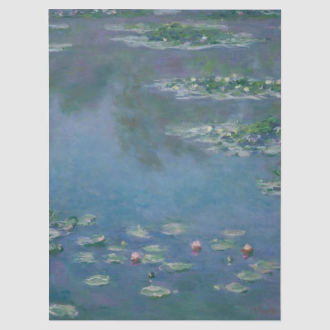 Papel De Seda Estanque de lirios de Monet (Anverso)