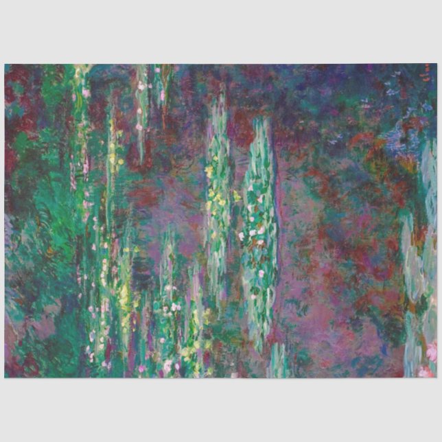 Papel De Seda Estanque lirio, Monet (Anverso)