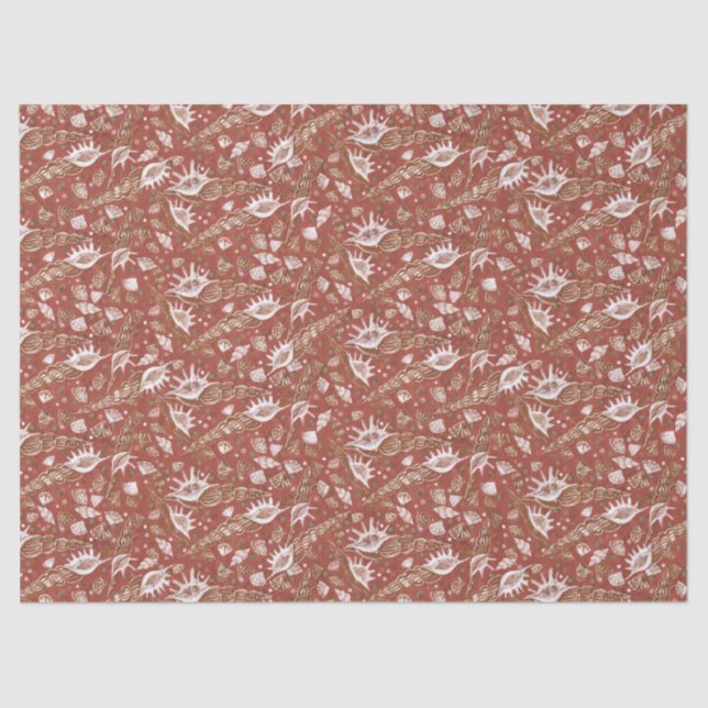 Papel De Seda Estanques marinos Estanques Náuticos Terracotta (Anverso)