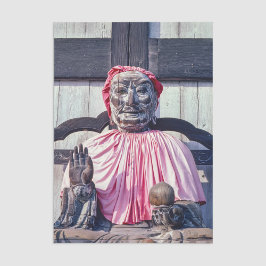 Papel De Seda Estatua budista Pindola Bharadvaja - Nara, Japón